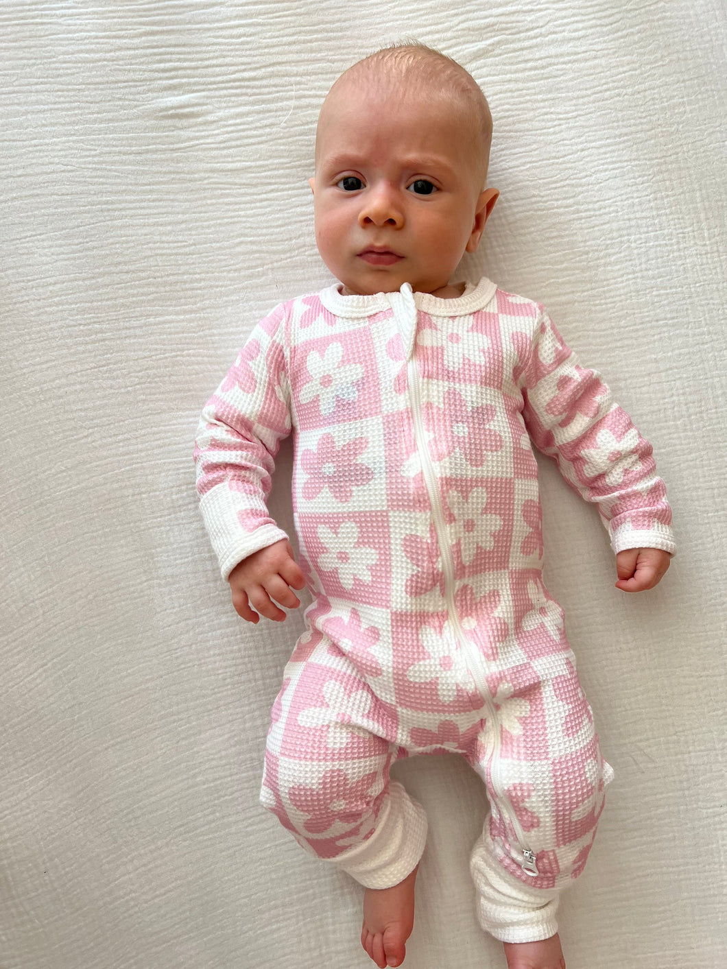 Organic Baby & Toddler Onepiece | Pink Soli