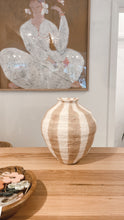 Load image into Gallery viewer, Rayas Ceramic Vase - Taupe
