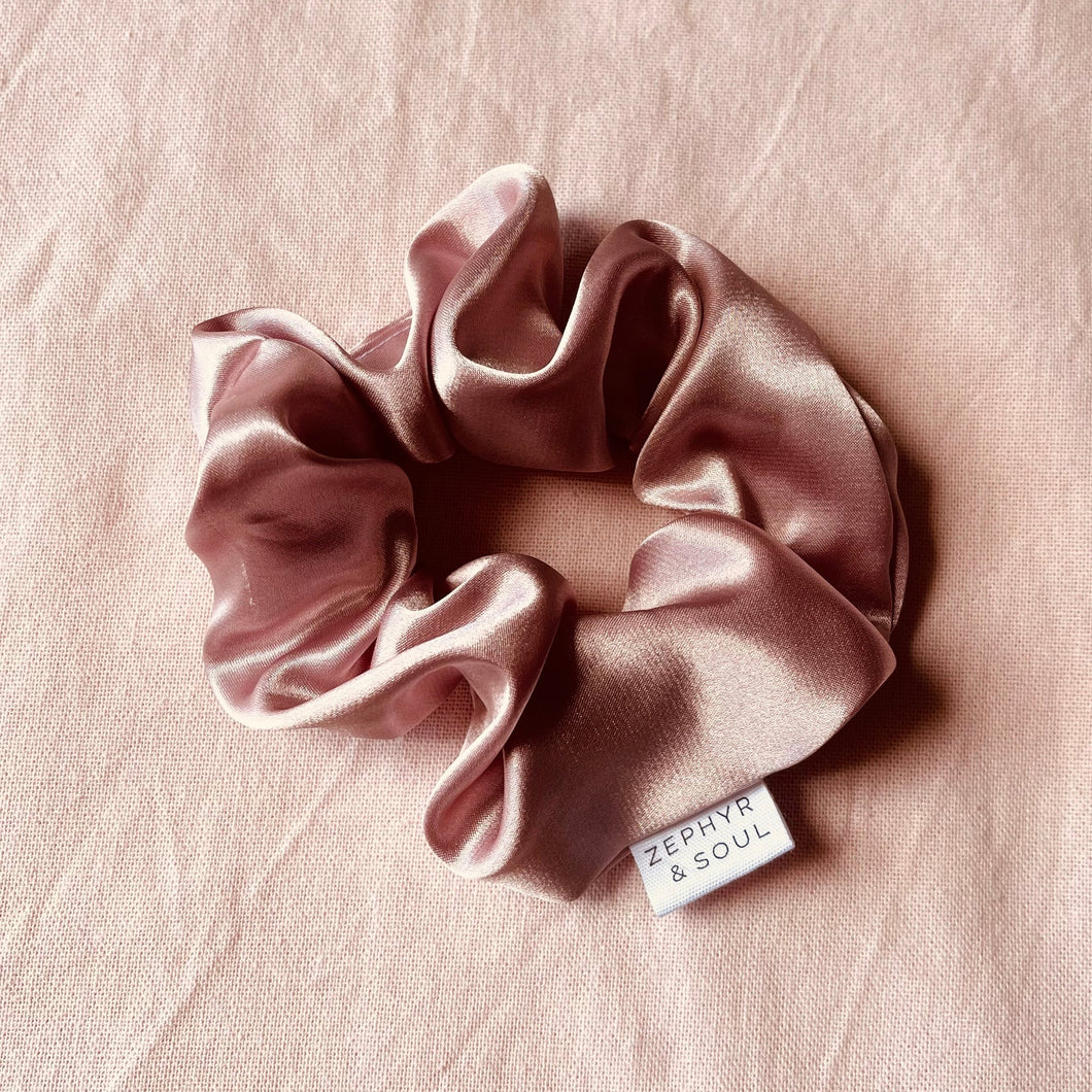 Scrunchie - Rose Satin