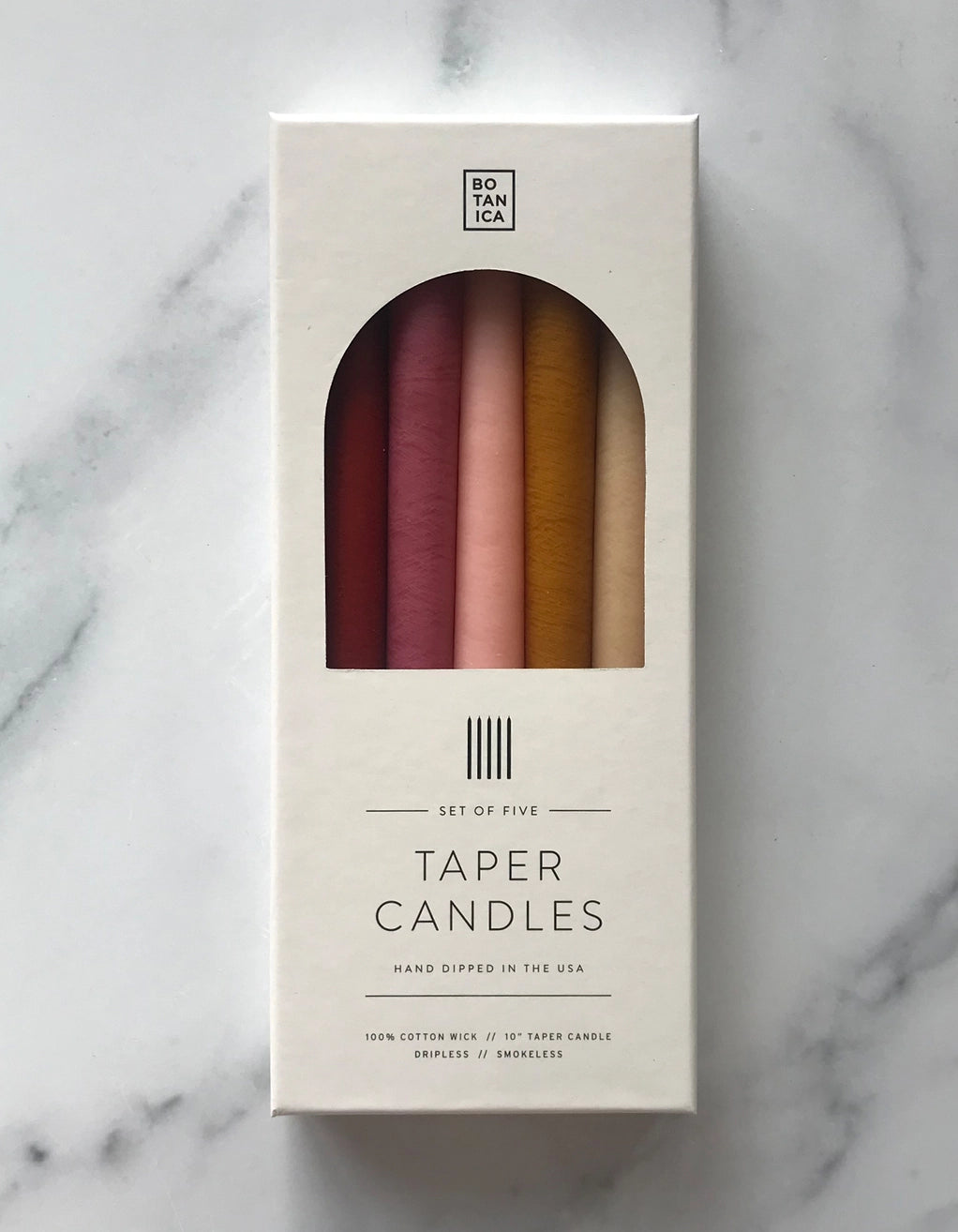 Elemental Zodiac Taper Candles | Fire