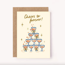 Load image into Gallery viewer, Cheers To Forever Card
