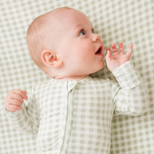 Load image into Gallery viewer, Day or Night Onesie | Sage Gingham
