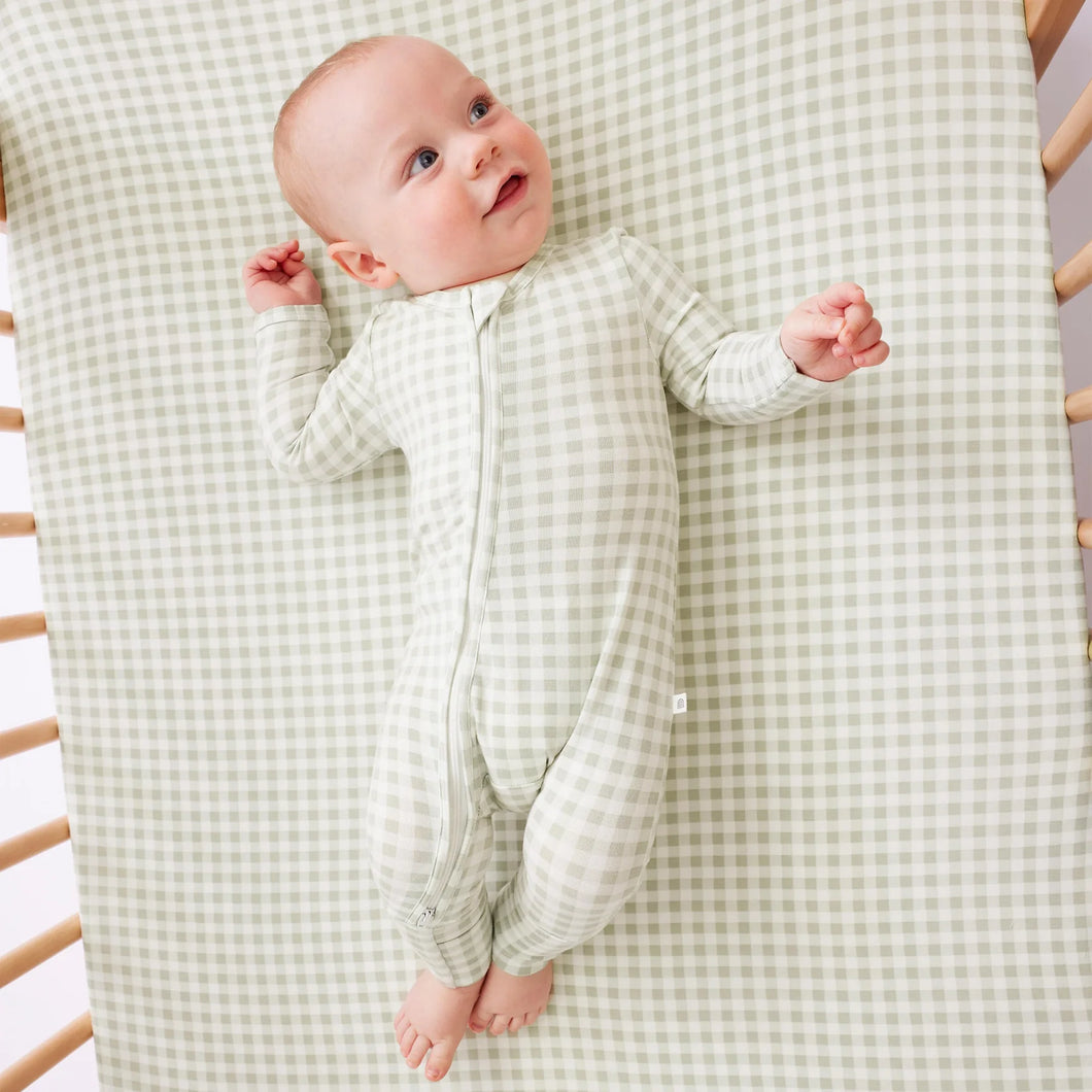 Day or Night Onesie | Sage Gingham