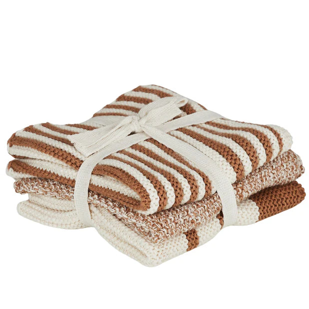 Amy Cotton Knit Cloths | Terracotta