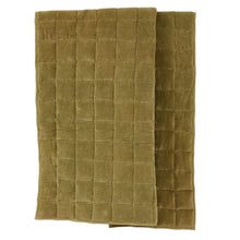 Load image into Gallery viewer, Vera Quilted Velvet Throw | Olive
