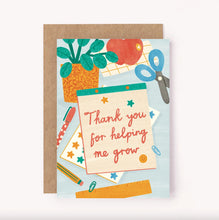 Load image into Gallery viewer, Thank You Teacher Card | Appreciation Card
