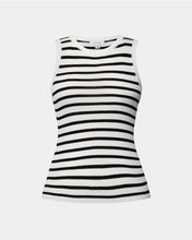 Load image into Gallery viewer, Lindy Knit Tank Top | Ivory &amp; Black
