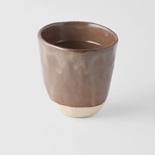 Load image into Gallery viewer, Lopsided Tea Mug Large | Kinoko Mushroom Grey Glaze
