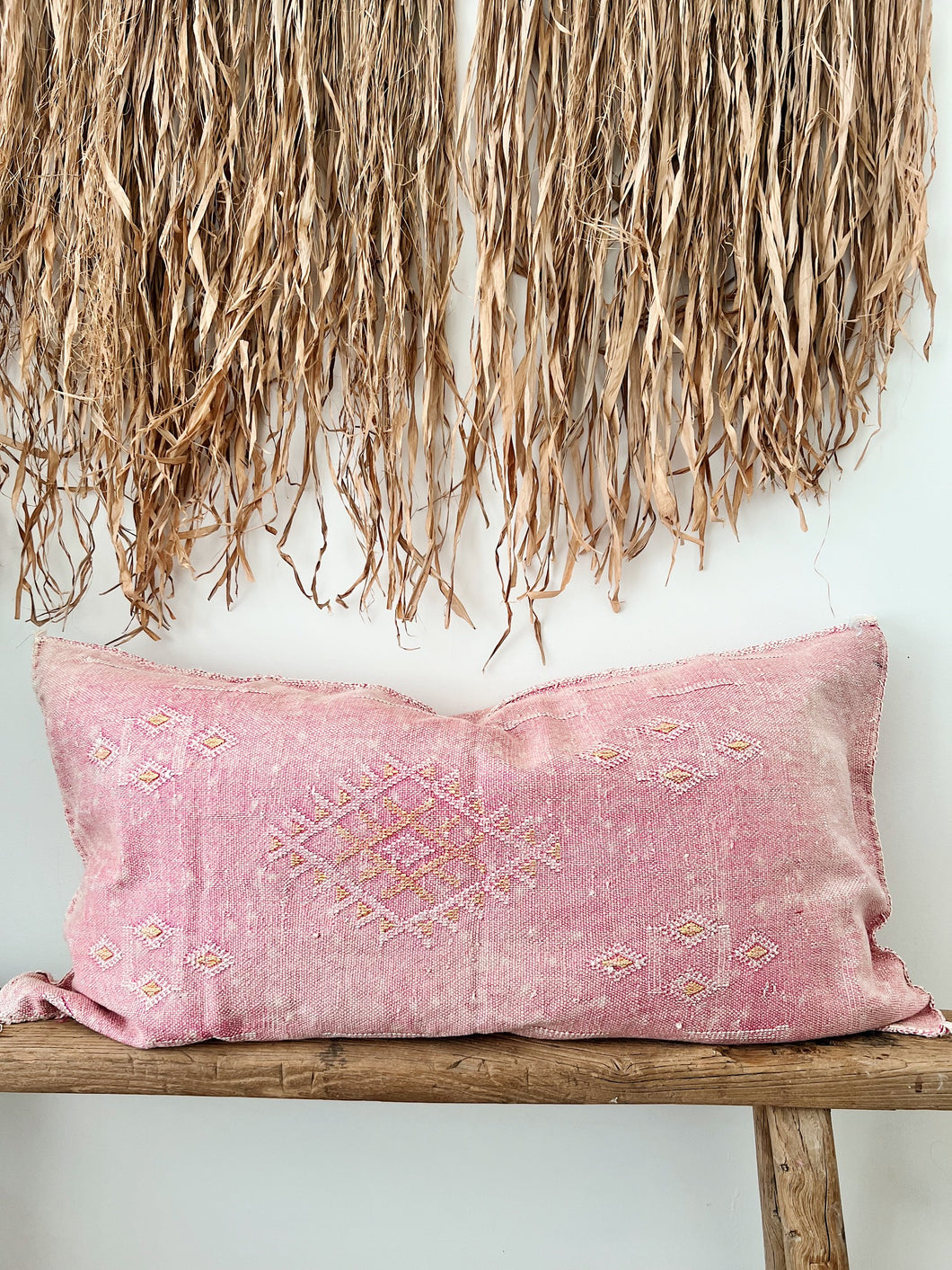 Pink cactus pillow best sale