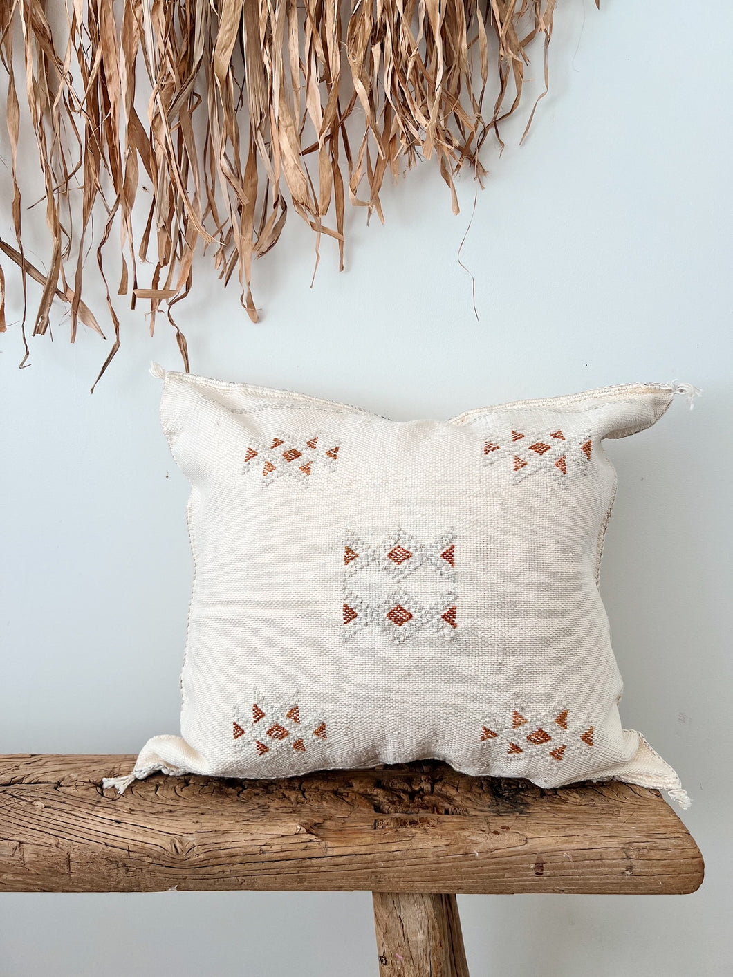 Cactus Silk Cushion Cover 50x50 | Ivory #2