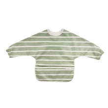 Load image into Gallery viewer, Messy Bib | Sage Stripe
